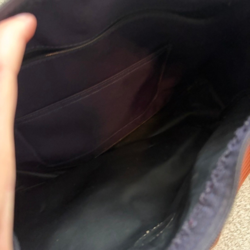 Longchamp Le Pliage Hobo Crossbody Bag Purple Nylon Casual Purse Travel - Picture 11 of 11